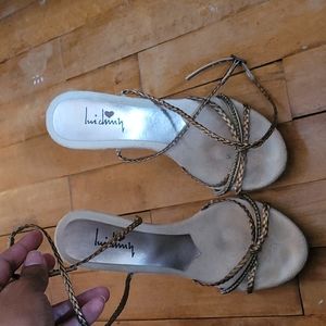 Bronze heels